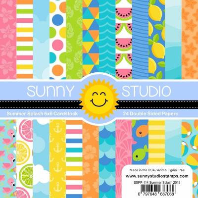 Sunny Studio Designpapier - Summer Splash
